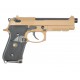 Страйкбольный пистолет WE Beretta M9A1 Rail Tan 6 мм, GBB, Gas WE-M009